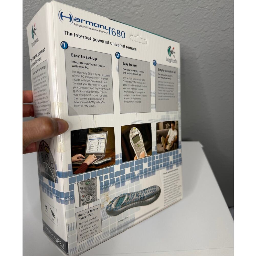 Logitech Harmony 680 Advanced Universal Remote / New In Box - Picture 3 of 10